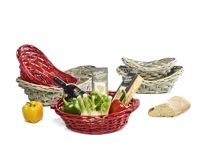Chinoh - willow and wood giftbasket Chinoh - willow and wood giftbasket