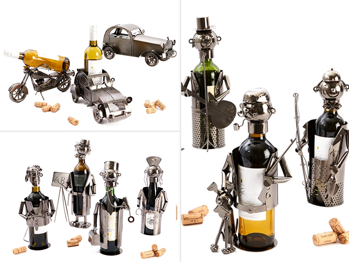 porte bouteille métal